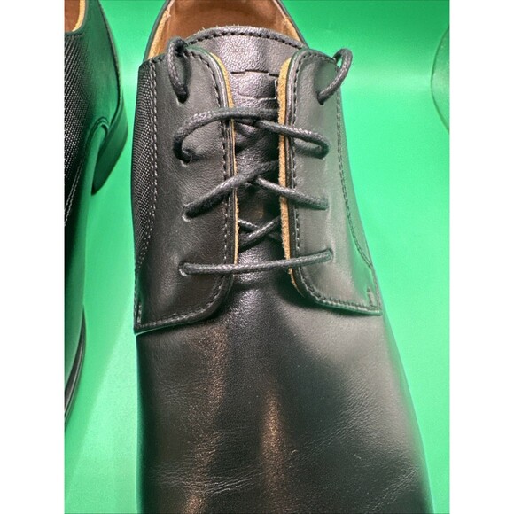 Florsheim Mens Jackson Plain Toe Derby Oxford Dress Shoes Formal 10M Black NEW main image 5